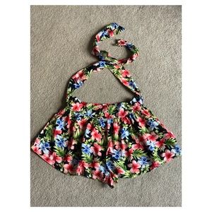 Floral Highwaist  Pum Pum Shorts